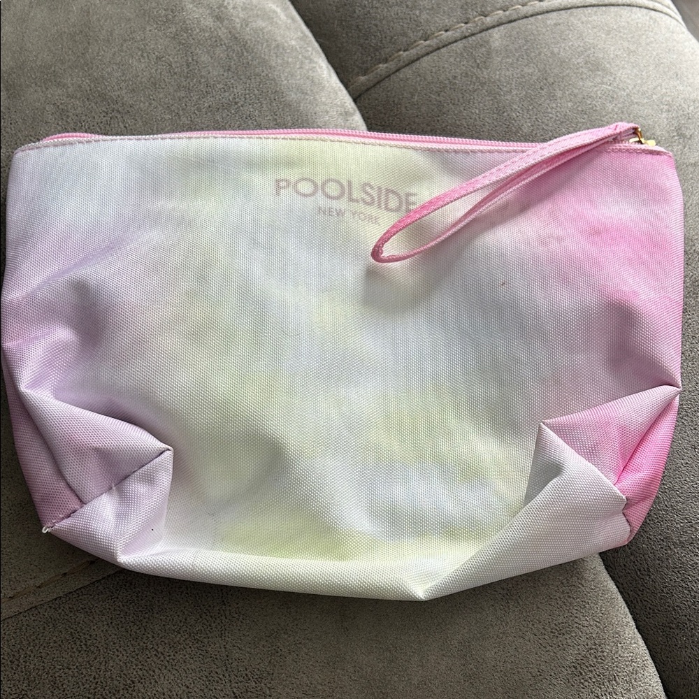 Pink and White Women's Bag